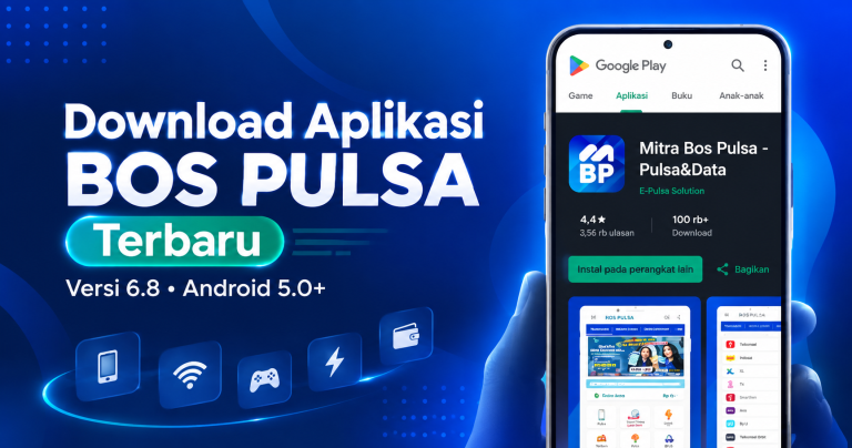 Download aplikasi BOS PULSA terbaru versi 6.8 untuk Android
