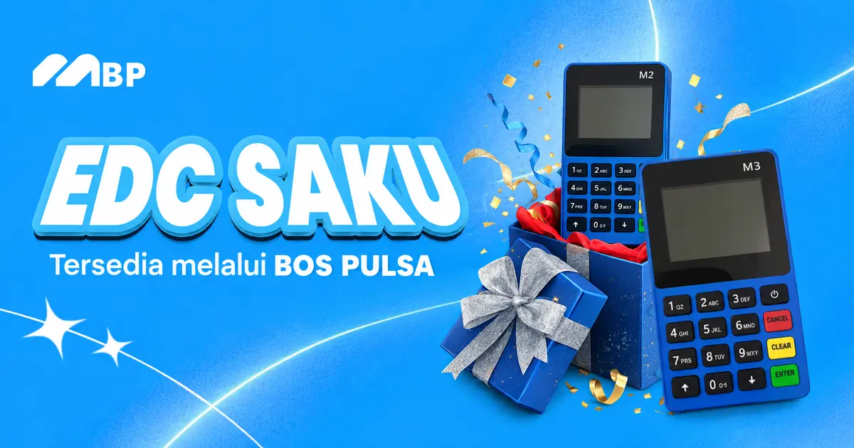 Mesin EDC Saku tersedia melalui BOS PULSA