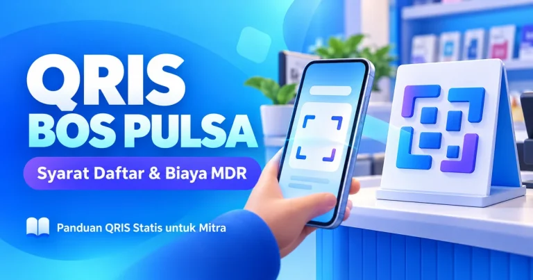 Ilustrasi pembayaran QRIS BOS PULSA untuk panduan syarat daftar dan biaya MDR